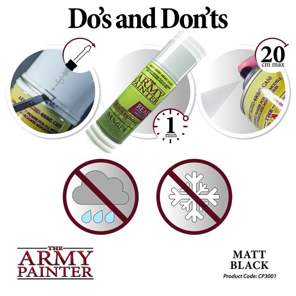 Colour Primer Matt Black CP3001